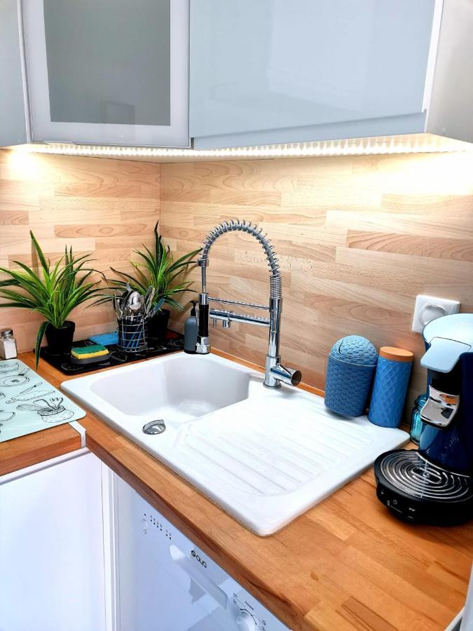 Appartement Vue Mer,Acces Direct Plage,Fibre,Clim,Parking Public Gratuit Le Barcarès Kültér fotó