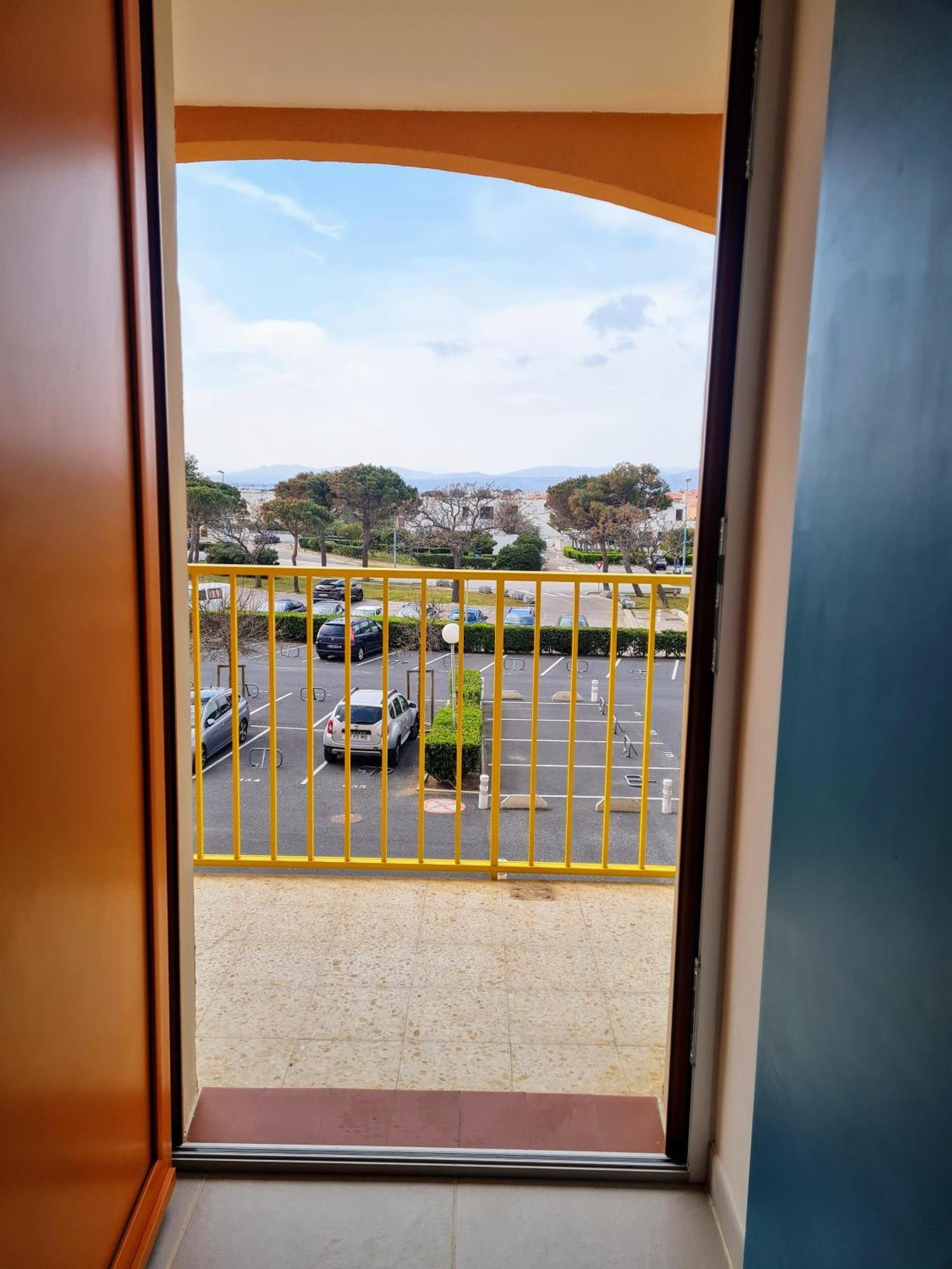 Appartement Vue Mer,Acces Direct Plage,Fibre,Clim,Parking Public Gratuit Le Barcarès Kültér fotó
